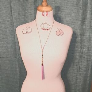 Pink Jewelry Set
